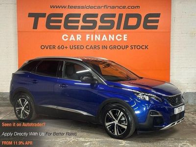 Used Peugeot 3008 GT-line 130 HP (95 kW) 2019 Blue SUV