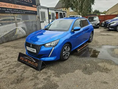 Used Peugeot 208 Allure Premium 100 HP (73 kW) 2021 Blue Hatchback