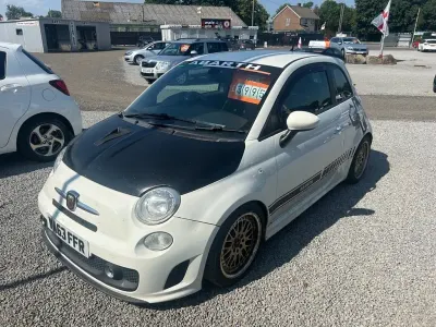 Used Abarth 500 135 HP (99 kW) 2014 White Hatchback