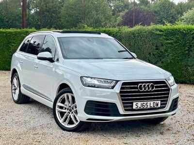 White Used 2015 Audi Q7 S-Line SUV | £18,495