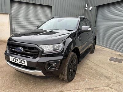 Black Used 2022 Ford Ranger Wildtrack Pickup | £19,990 (Good price)