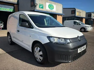 Used VW Caddy S 102 HP (75 kW) 2021 White MPV
