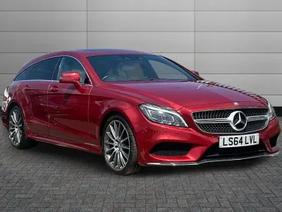 Used Mercedes CLS350 AMG line 254 HP (186 kW) 2014 Hyacinth red Estate