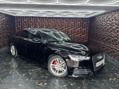 Begagnad Audi A6 S-Line 190 HK (139 kW) 2018 Svart Sedan