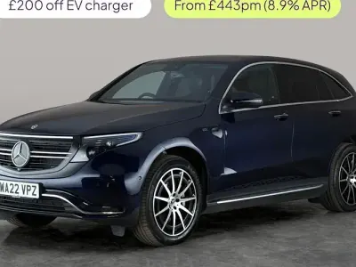 Used Mercedes EQC400 AMG line 300 kW (408 HP) 2022 Blue SUV
