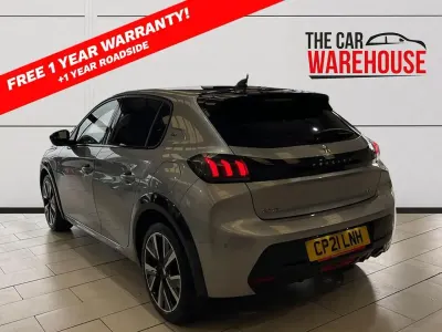 Begagnad Peugeot 208 GT 99 HK (72 kW) 2021 Grå Halvkombi