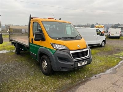 used Peugeot Boxer 435 L4 BLUE 2.0 HDI 160 LWB FLATBED TRUCK WITH TAIL LIFT