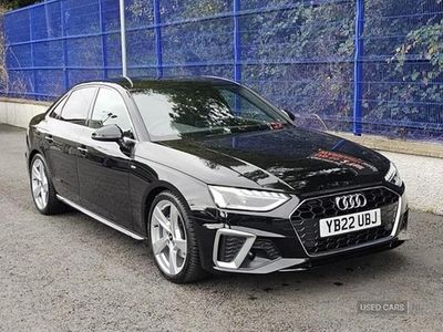 Black Used 2022 Audi A4 S-Line Sedan | £24,444 (Fair price)