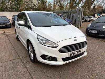 Used Ford S-MAX Titanium 150 HP (110 kW) 2017 White MPV