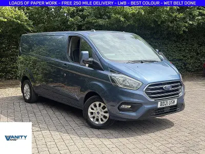 Used Ford Transit Custom Limited 130 HP (95 kW) 2021 Blue Van