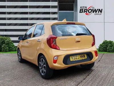 Used Kia Picanto 2023 Yellow Hatchback