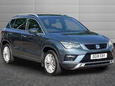 Used Seat Ateca XCELLENCE 150 HP (110 kW) 2018 Rhodium grey SUV
