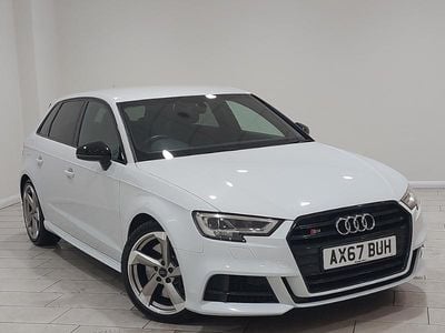 Begagnad Audi S3 Sportback Black Edition 310 HK (228 kW) 2018 Vit Halvkombi