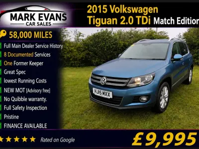 Used VW Tiguan Match 2015 Blue SUV