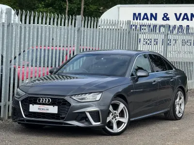 Used Audi A4 S-Line 163 HP (119 kW) 2019 Grey Sedan