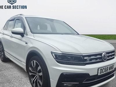 White Used 2018 VW Tiguan R-line SUV | £15,775 (Good price)