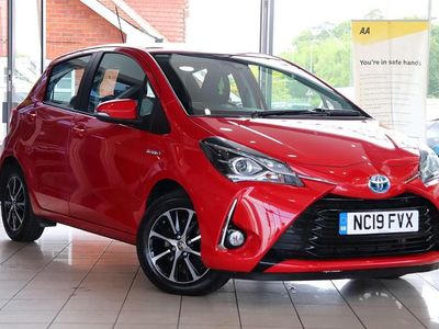 Red Used 2019 Toyota Yaris Hybrid Hatchback | £13,530 (Good price)
