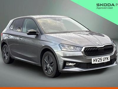 Used Skoda Fabia Design Edition 113 HP (83 kW) 2025 Graphite grey metallic black magic pearl effect Hatchback