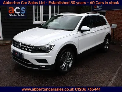 Used VW Tiguan SEL 150 HP (110 kW) 2018 White SUV