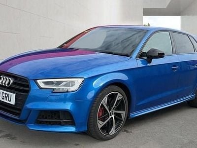 Begagnad Audi S3 Sportback Black Edition 300 HK (220 kW) 2019 Blå Halvkombi