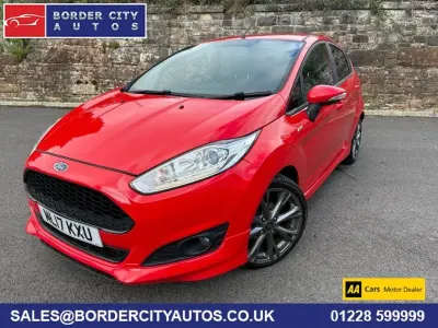 Used Ford Fiesta ST-Line 95 HP (69 kW) 2017 Red Hatchback