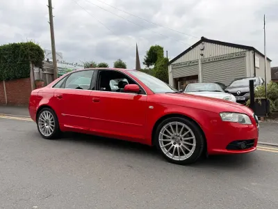 Gebraucht Audi A4 S-Line 2006 Rot Limousine