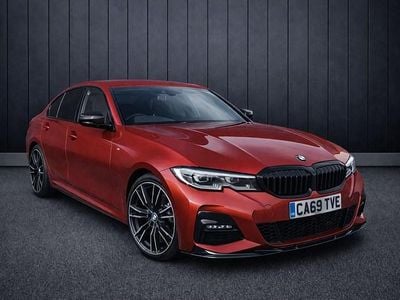 Orange Used 2019 BMW 330e M Sport Sedan | £19,489 (Fair price)
