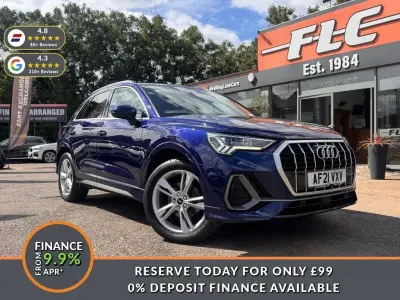 Used Audi Q3 S-Line 150 HP (110 kW) 2021 Blue SUV