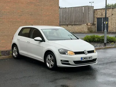 Used VW Golf VII Edition 110 HP (80 kW) 2017 White Hatchback