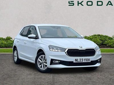Used Skoda Fabia Comfort 79 HP (58 kW) 2023 Moon white metallic Hatchback