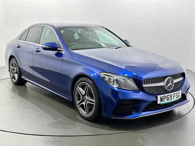 Used Mercedes C200 AMG Line Premium 184 HP (135 kW) 2019 Blue Sedan