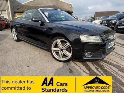 Used Audi A5 Cabriolet S-Line 2010 Black Cabriolet