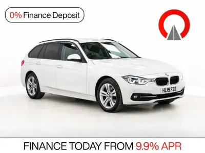 Used BMW 318 Sport Line 136 HP (100 kW) 2019 White Estate