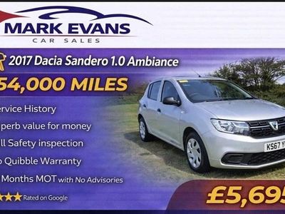 Used Dacia Sandero Ambiance 2017 Silver Hatchback