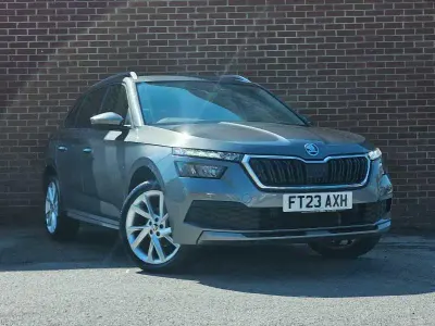 Used Skoda Kamiq SE L Executive 110 HP (80 kW) 2023 Graphite grey metallic SUV