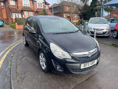 Used Vauxhall Corsa 85 HP (62 kW) 2011 Black Hatchback