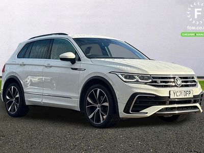 White Used 2021 VW Tiguan R-line SUV | £21,699 (Fair price)