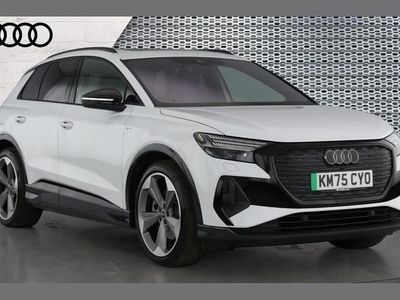 Used Audi Q4 e-tron Black Edition 210 kW (286 HP) 2025 White SUV