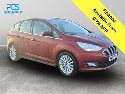 Used Ford C-MAX Titanium 125 HP (91 kW) 2018 Red MPV