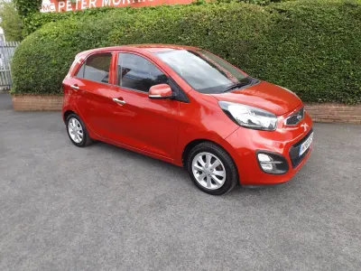 Used Kia Picanto 68 HP (50 kW) 2011 Red Hatchback