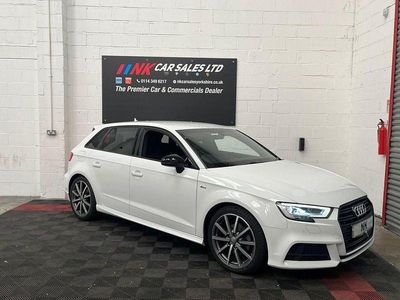 Used Audi A3 Sportback Black Edition 150 HP (110 kW) 2018 White Hatchback
