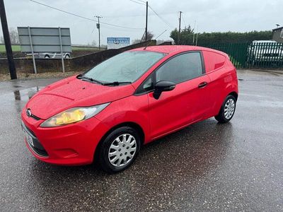 Red Used 2012 Ford Fiesta Van | £2,495 (Good price)