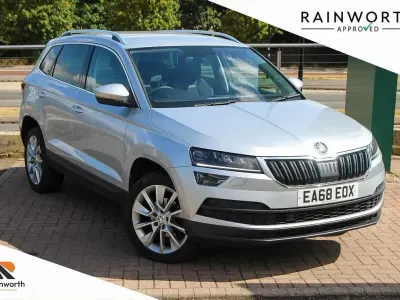 Used Skoda Karoq SE L 150 HP (110 kW) 2018 Brilliant silver metallic SUV