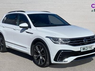 Used VW Tiguan R-line 150 HP (110 kW) 2021 White SUV
