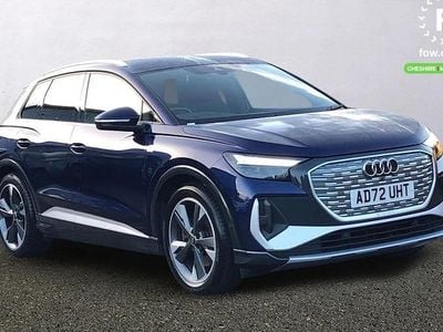 Blue Used 2022 Audi Q4 e-tron S-Line SUV | £20,199 (Fair price)