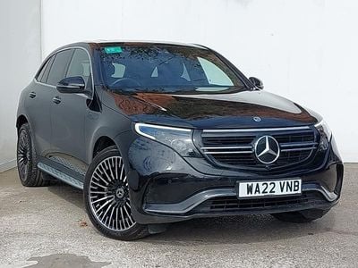Used Mercedes EQC400 AMG Line Premium 300 kW (408 HP) 2022 Black SUV