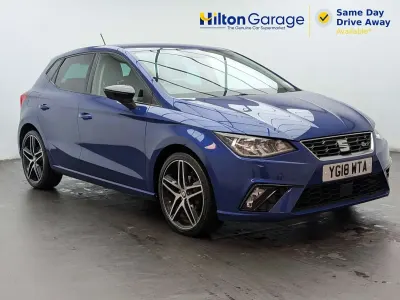 Used Seat Ibiza FR 95 HP (69 kW) 2018 Blue Hatchback
