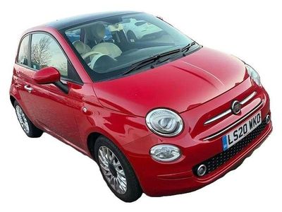 Used Fiat 500 Lounge 69 HP (50 kW) 2020 Red Hatchback