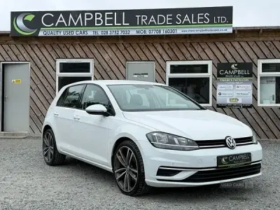 Used VW Golf VII SE 115 HP (84 kW) 2018 White Hatchback