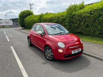 Used Fiat 500 69 HP (50 kW) 2013 Red Hatchback